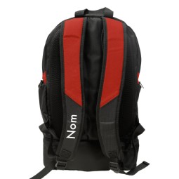 MOTXILLA VERMELLA/NEGRA AMB NOM UE BREDA