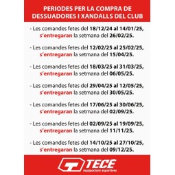 JAQUETA DE XANDALLS JUGADORS CE BANYOLES