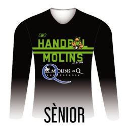 SAMARRETA D'ESCALFAMENT SÈNIOR MÀNIGA LLARGA HANDBOL MOLINS