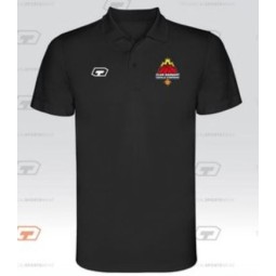 POLO COTÓ VNC COLOR NEGRE + ESCUT DTF CB CASTELLÓ + LLETRES ESQUENA