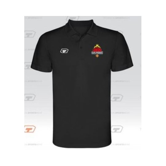 POLO COTÓ VNC COLOR NEGRE + ESCUT DTF CB CASTELLÓ + LLETRES ESQUENA