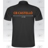 POLO COTÓ VNC COLOR NEGRE + ESCUT DTF CB CASTELLÓ + LLETRES ESQUENA