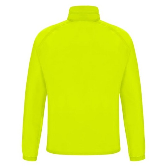 JAQUETA PARAVENTS MACRON ATLANTIC HERO FULL ZIP COLOR GROC FLUOR