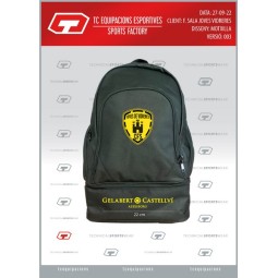 MOCHILA NEGRA JOVES DE VIDRERES CFS