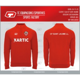 SUDADERA EPR ROJA CF SANT JAUME