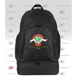 MOCHILA NEGRA CV JOVES CALDES + ESCUDO