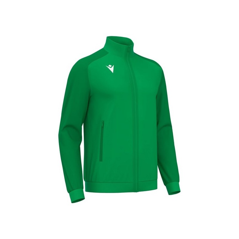 CHAQUETA DE CHANDALL MACRON AMB CREMALLERA ANUBIS COLOR VERDE