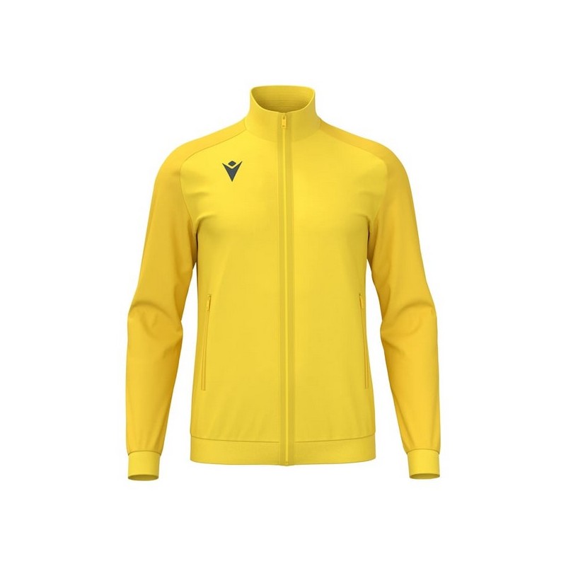 CHAQUETA DE CHANDALL MACRON AMB CREMALLERA ANUBIS COLOR AMARILLO