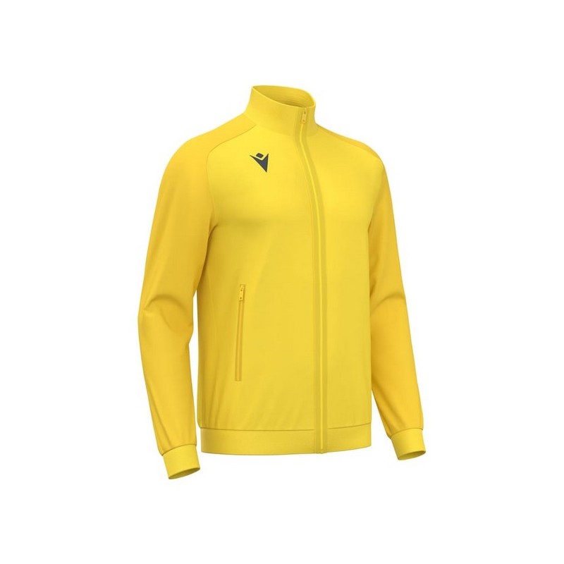 CHAQUETA DE CHANDALL MACRON AMB CREMALLERA ANUBIS COLOR AMARILLO