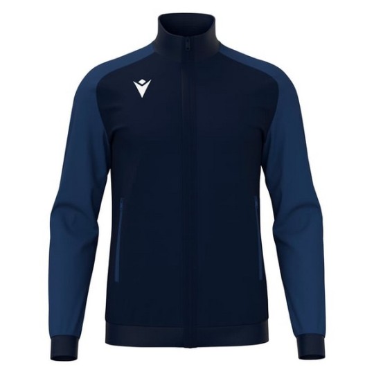 CHAQUETA DE CHANDALL MACRON AMB CREMALLERA ANUBIS COLOR AZUL MARINO