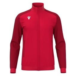 CHAQUETA DE CHANDALL MACRON AMB CREMALLERA ANUBIS COLOR ROJO