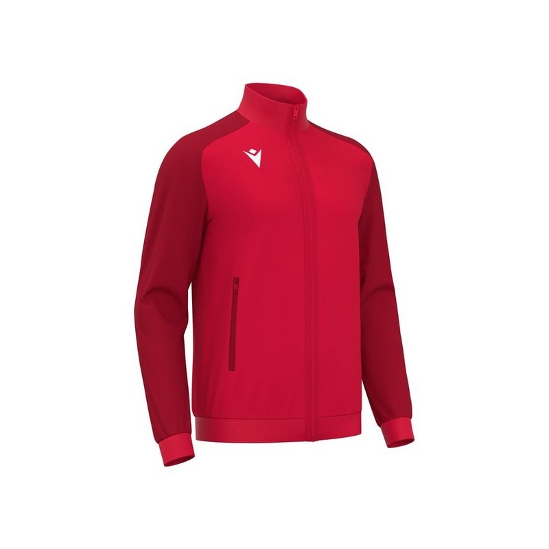 CHAQUETA DE CHANDALL MACRON AMB CREMALLERA ANUBIS COLOR ROJO