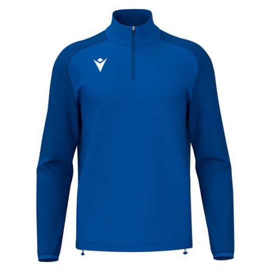 SUDADERA MACRON ISEN MEDIA CREMALLERA COLOR AZUL REAL