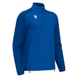 SUDADERA MACRON ISEN MEDIA CREMALLERA COLOR AZUL REAL