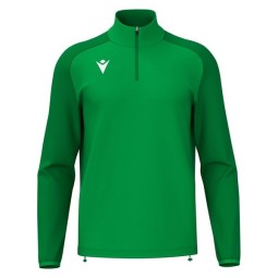 SUDADERA MACRON ISEN MEDIA CREMALLERA COLOR VERDE