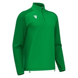 SUDADERA MACRON ISEN MEDIA CREMALLERA COLOR VERDE