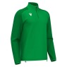 SUDADERA MACRON ISEN MEDIA CREMALLERA COLOR VERDE