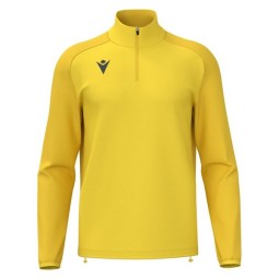SUDADERA MACRON ISEN MEDIA CREMALLERA COLOR AMARILLO