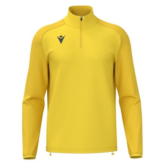 SUDADERA MACRON ISEN MEDIA CREMALLERA COLOR AMARILLO