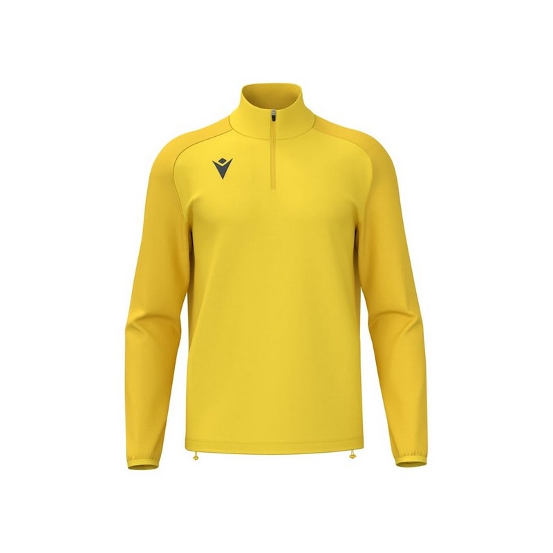 SUDADERA MACRON ISEN MEDIA CREMALLERA COLOR AMARILLO