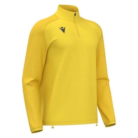 SUDADERA MACRON ISEN MEDIA CREMALLERA COLOR AMARILLO