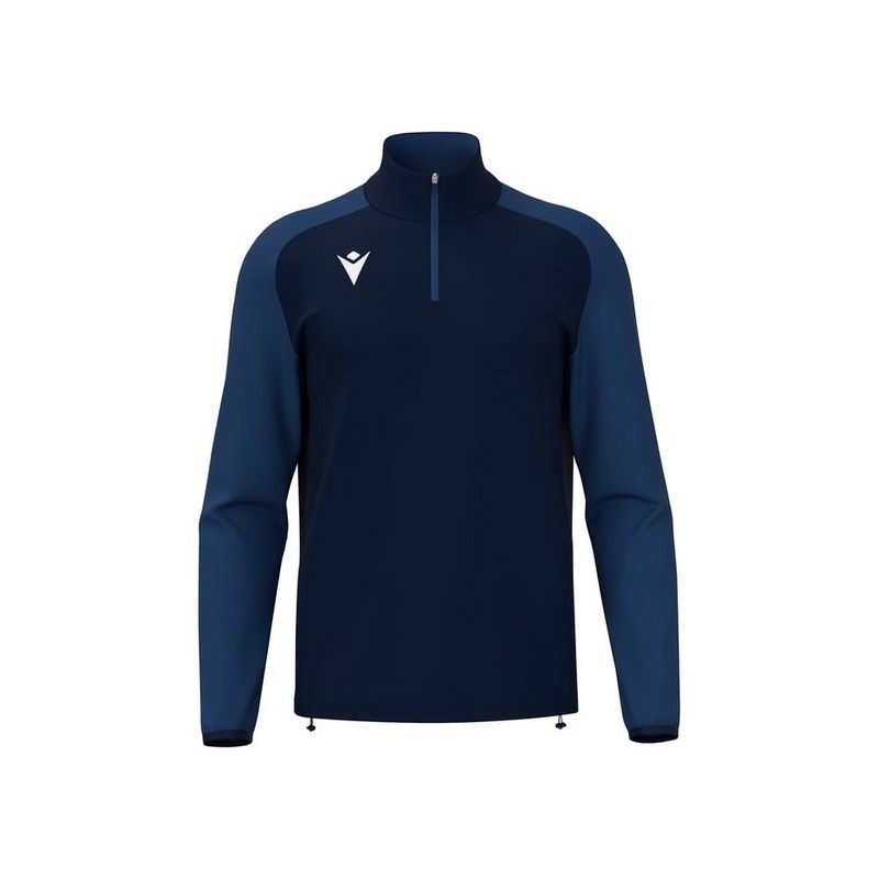SUDADERA MACRON ISEN MEDIA CREMALLERA COLOR AZUL MARINO