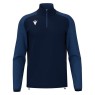 SUDADERA MACRON ISEN MEDIA CREMALLERA COLOR AZUL MARINO