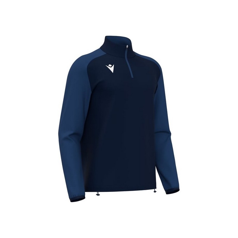 SUDADERA MACRON ISEN MEDIA CREMALLERA COLOR AZUL MARINO
