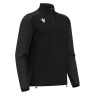 SUDADERA MACRON ISEN MEDIA CREMALLERA COLOR NEGRO