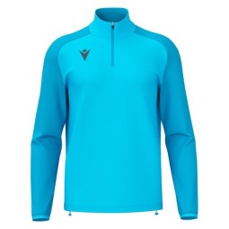 DESSUADORA MACRON MITJA CREMALLERA ISEN COLOR BLAU FLUOR