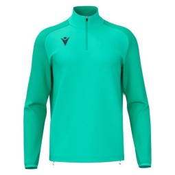 DESSUADORA MACRON MITJA CREMALLERA ISEN COLOR BLAU FLUOR
