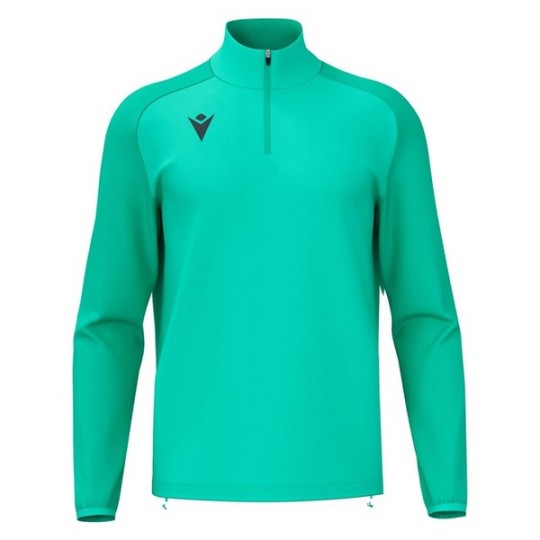 DESSUADORA MACRON MITJA CREMALLERA ISEN COLOR BLAU FLUOR
