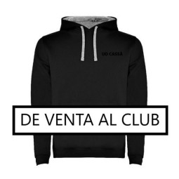 SUDADERA CON CAPUCHA URB NEGRA UD CASSÀ