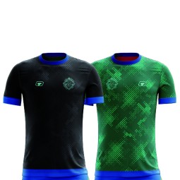 CAMISETA TÉCNICA REVERSIBLE MASCULINA "NORMO" TOP LINE DE TC FULL PRINT 2 CARAS