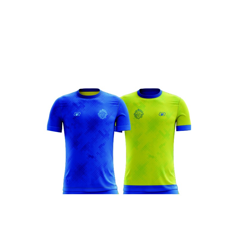 CAMISETA TÉCNICA REVERSIBLE MASCULINA "NORMO" TOP LINE DE TC FULL PRINT 2 CARAS