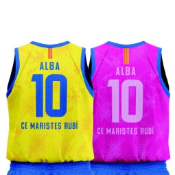 SAMARRETA DE PARTIT BÀSQUET REVERSIBLE MARISTES DE RUBÍ