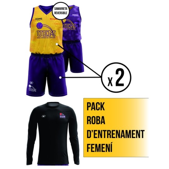 PACK ROBA D'ENTRENAMENT FEMENÍ UEM MATARÓ
