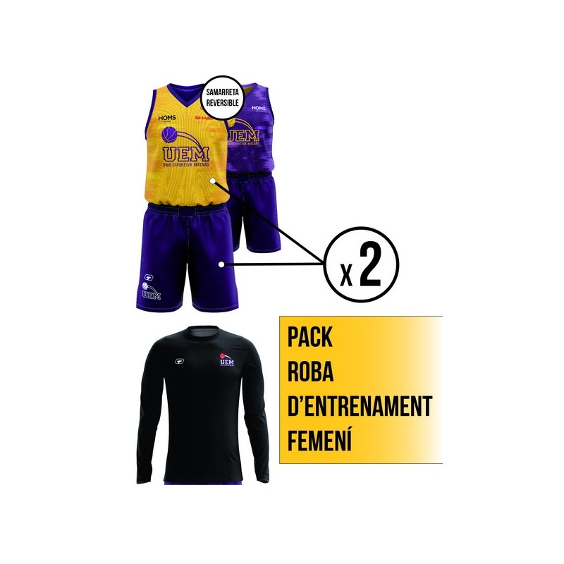 PACK ROBA D'ENTRENAMENT FEMENÍ UEM MATARÓ