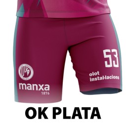 PANTALÓN DE JUEGO 3A EQUIPACIÓN CLUB HOQUEI OLOT - SÈNIOR OK PLATA