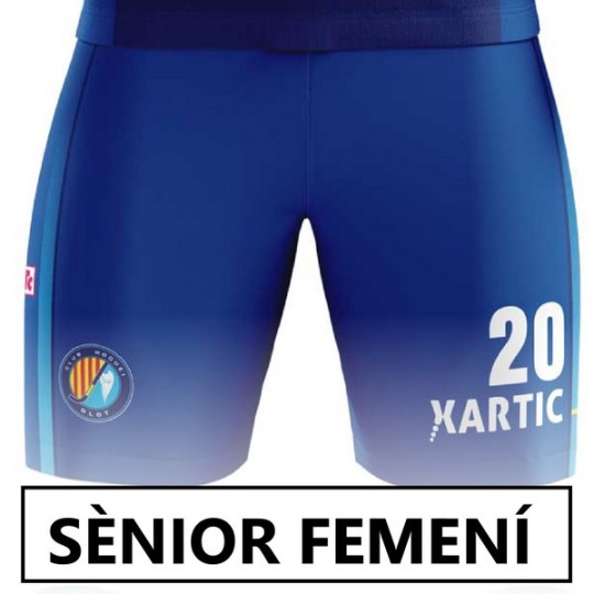 PANTALÓ DE PORTER SÈNIOR FEMENÍ BLAU CLUB HOQUEI OLOT