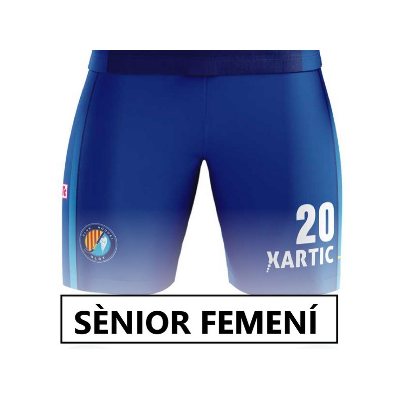 PANTALÓN DE PORTERO BASE FEMENINO AZUL CLUB HOQUEI OLOT