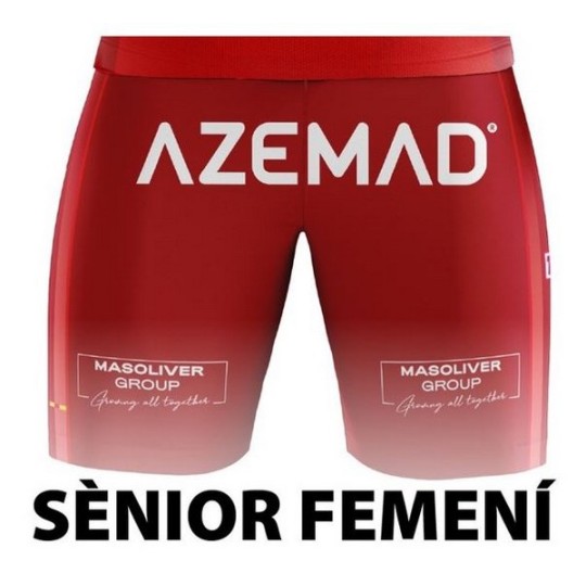 PANTALÓ DE PORTER SÈNIOR FEMENÍ VERMELL CLUB HOQUEI OLOT
