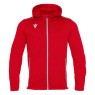 JAQUETA AMB CAPUTXA MACRON FREYR COLOR VERMELL