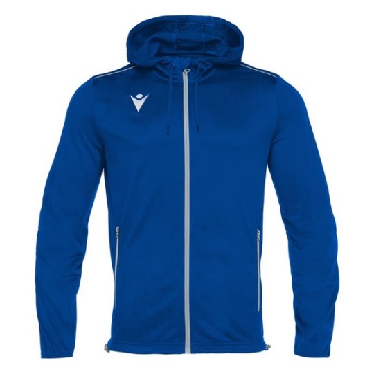 JAQUETA AMB CAPUTXA MACRON FREYR COLOR BLAU ROYAL