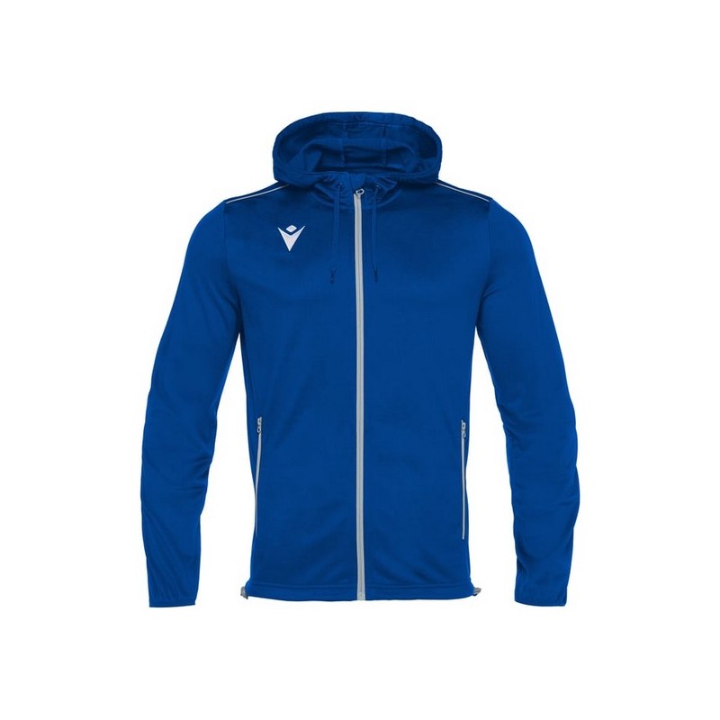 JAQUETA AMB CAPUTXA MACRON FREYR COLOR BLAU ROYAL