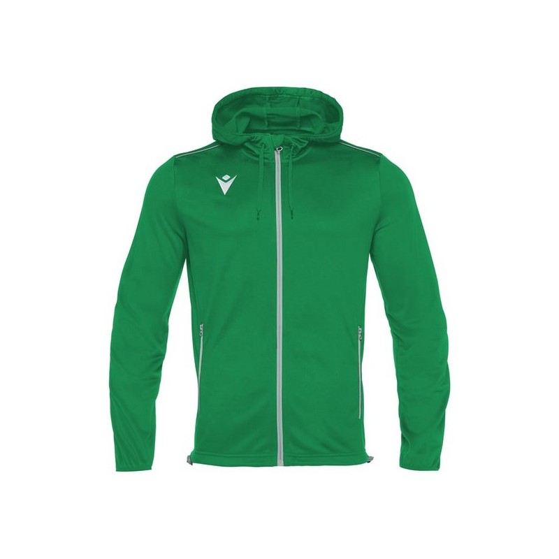JAQUETA AMB CAPUTXA MACRON FREYR COLOR VERD