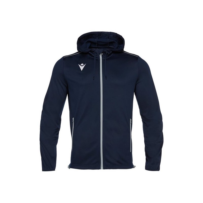 JAQUETA AMB CAPUTXA MACRON FREYR COLOR BLAU MARÍ