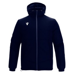 ANORAK CURT MACRON ANDES ENCOIXINAT AMB CAPUTXA COLOR BLAU MARÍ