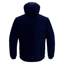 ANORAK CURT MACRON ANDES ENCOIXINAT AMB CAPUTXA COLOR BLAU MARÍ