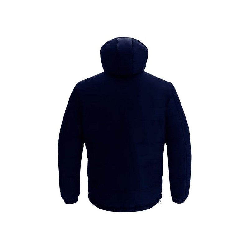 ANORAK CURT MACRON ANDES ENCOIXINAT AMB CAPUTXA COLOR BLAU MARÍ